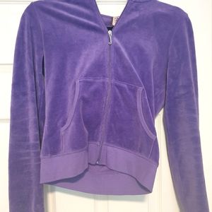 Purple Juicy Couture Velour Hoodie